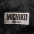 ミチココシノ michiko koshino ロゴ刺繍 カウレザージャケット メンズ FREE