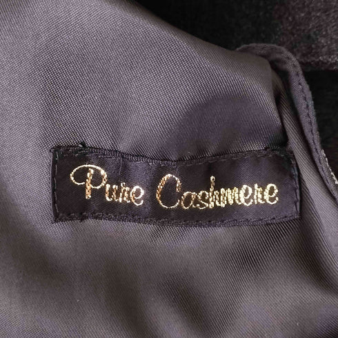 カシミヤ100% ステンカラーコート メンズ