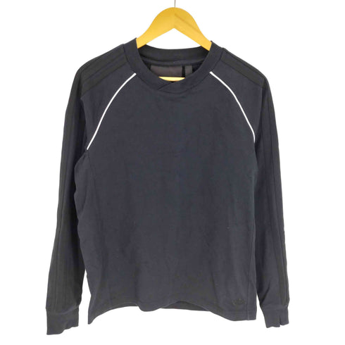 アディダス adidas Blue Version SST Long Sleeve Tee 背面 トレフォイルロゴ スリーストライプ スリーブ L/S クルーネック Tシャツ メンズ import:S