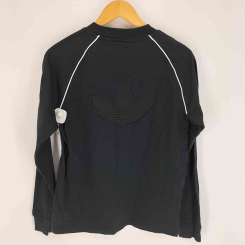アディダス adidas Blue Version SST Long Sleeve Tee 背面 トレフォイルロゴ スリーストライプ スリーブ L/S クルーネック Tシャツ メンズ import:S