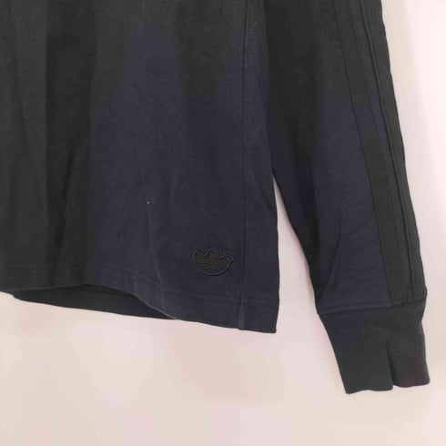 アディダス adidas Blue Version SST Long Sleeve Tee 背面 トレフォイルロゴ スリーストライプ スリーブ L/S クルーネック Tシャツ メンズ import:S
