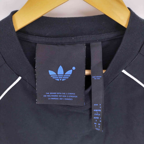 アディダス adidas Blue Version SST Long Sleeve Tee 背面 トレフォイルロゴ スリーストライプ スリーブ L/S クルーネック Tシャツ メンズ import:S