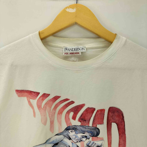 ジェイダブリューアンダーソン JW ANDERSON POL ANGLADA TWISLED REALITY NEVER SEEN BEFORE グラフィック プリント Tシャツ メンズ import:L