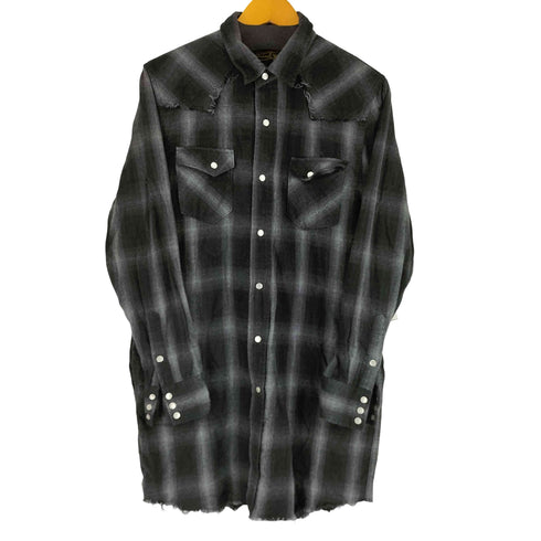 ラングラー Wrangler オンブレーガウンチェックシャツ メンズ M