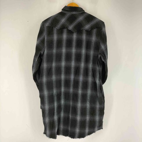 ラングラー Wrangler オンブレーガウンチェックシャツ メンズ M