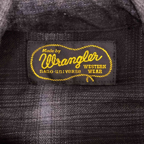 ラングラー Wrangler オンブレーガウンチェックシャツ メンズ M