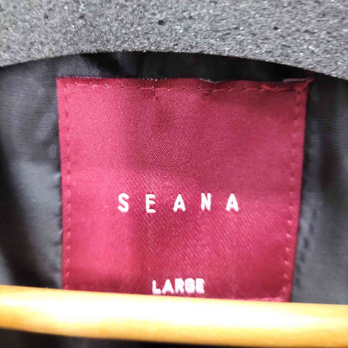 SEANA ウール混 ライダースジャケット メンズ L