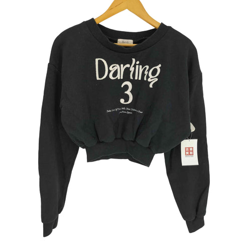 ダーリッチ Darich 22SS パッチワーク ロゴ スウェット レディース FREE