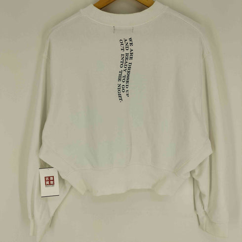 メゾンスペシャル MAISON SPECIAL 22AW Disco Over Sweat ディスコオーバー スウェット ビジュー ストーン付き レディース FREE