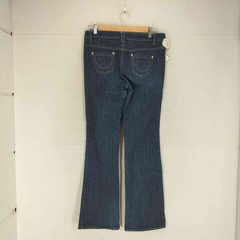 クリスチャンオジャール CHRISTIAN AUJARD Y2K ステッチデザイン フレアデニムパンツ レディース