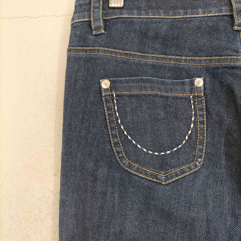 クリスチャンオジャール CHRISTIAN AUJARD Y2K ステッチデザイン フレアデニムパンツ レディース