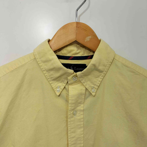 ラルフローレン RALPH LAUREN CLASSIC FIT ポニー刺繍 マチ付 ボタンダウン シャツ メンズ import:L