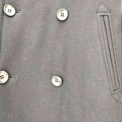 ノートエシロンス note et silence ウール スロートラッチ ミドル丈 ピーコート レディース FREE