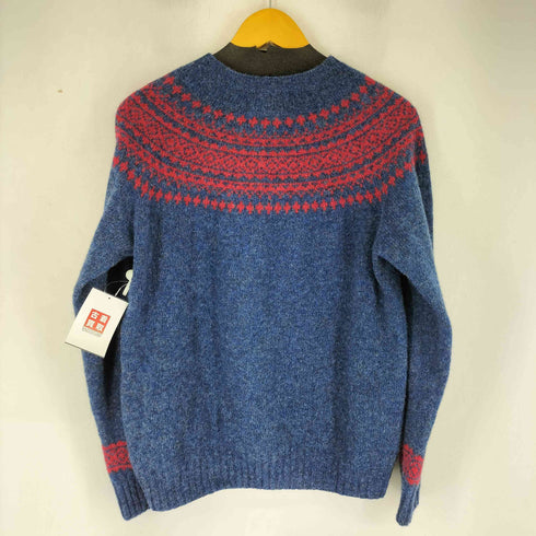 ハーレーオブスコットランド HARLEY OF SCOTLAND PURE NEW WOOL 100ノルディック柄ニット メンズ 42