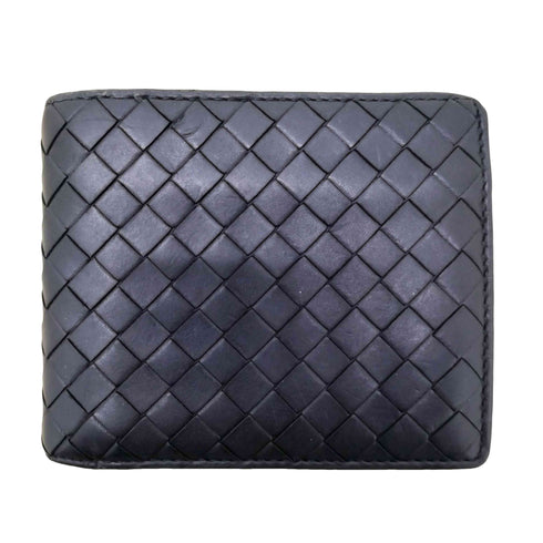 ボッテガヴェネタ BOTTEGA VENETA イタリア製 イントレチャート 2つ折り レザーウォレット 財布 メンズ