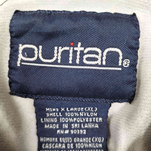 ピューリタン PURITAN 90s~00s 刺繍タグ ナイロン コーチジャケット メンズ import:XL