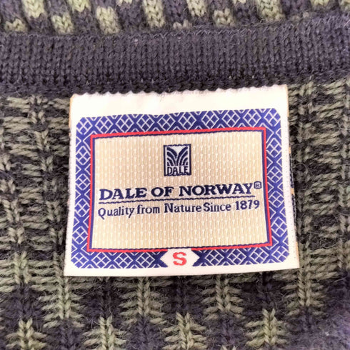 ダーレオブノルウェイ DALE OF NORWAY 総柄ニットカーディガン レディース import:S