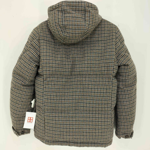 アダムエロペ Adam et Rope 千鳥格子柄 比翼ジップ フーデッドジャケット メンズ JPN:M