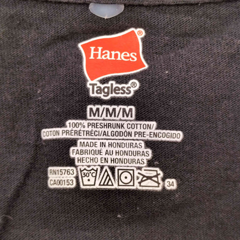 ヘインズ Hanes 両面プリント S/S Tシャツ メンズ import:M