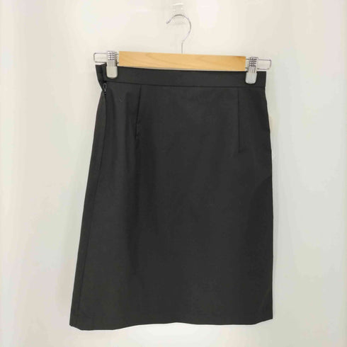 トリココムデギャルソン tricot COMME des GARCONS 90s ポリエステル ストレート ショートスカート レディース JPN:S