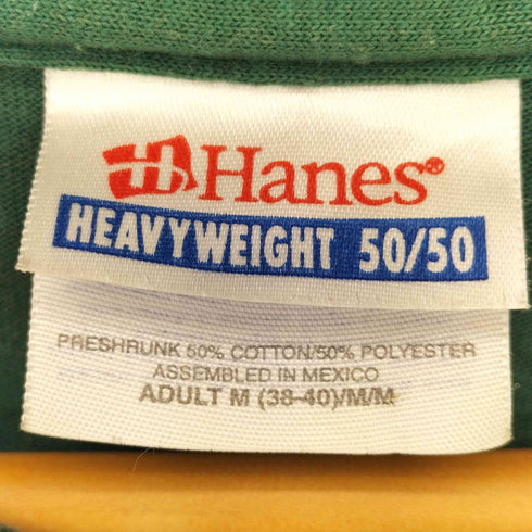 ヘインズ Hanes 90s-00s HEAVYWEIGHT 50/50 フロントプリント クルーネックTシャツ メンズ import:M