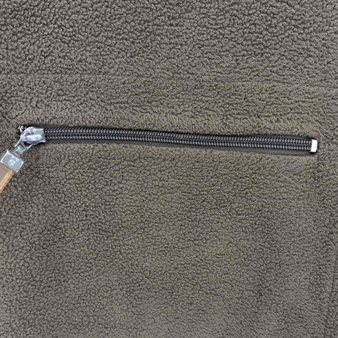 AS-Textil 裾ドローコード ミドルネック フロントポケット フリースプルオーバー メンズ import:M