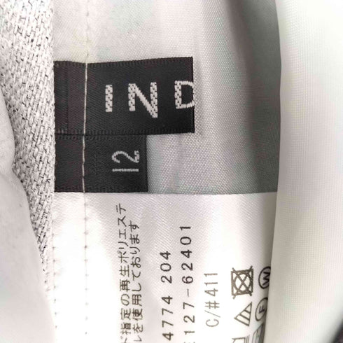 インディヴィ INDIVI リネンライクストレッチテーパードパンツ レディース 12