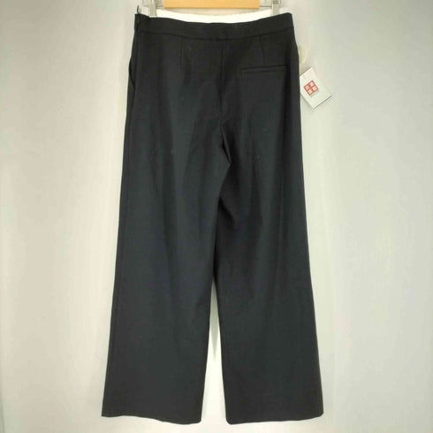 ザラ ZARA WIDE-LEGパンツ ダブルウエストバンド レディース S