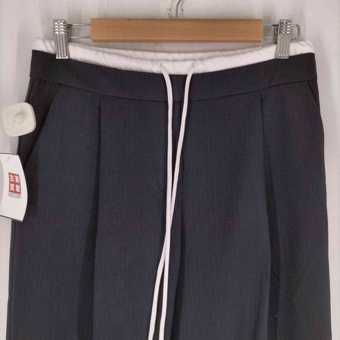 ザラ ZARA WIDE-LEGパンツ ダブルウエストバンド レディース S
