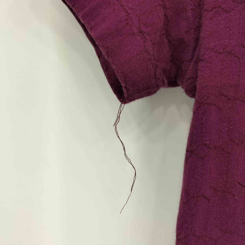 コムデギャルソン COMME des GARCONS 90s ハニカムテクスチャー クルーネック コットン 半袖Tシャツ レディース