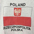90s シングルステッチ POLAND RZECZPOSPOLITA POLSKA プリント クルーネックTシャツ メンズ