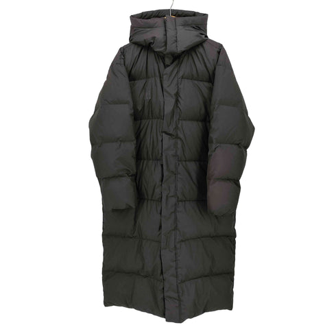 デサント descente ロゴ刺繍 2WAY スーパー ロング ダウンコート メンズ import:L