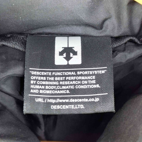 デサント descente ロゴ刺繍 2WAY スーパー ロング ダウンコート メンズ import:L