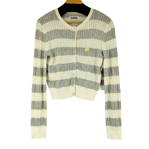 キルシー KIRSH SMALL CHERRY CABLE CROP KNIT CARDIGAN レディース 2