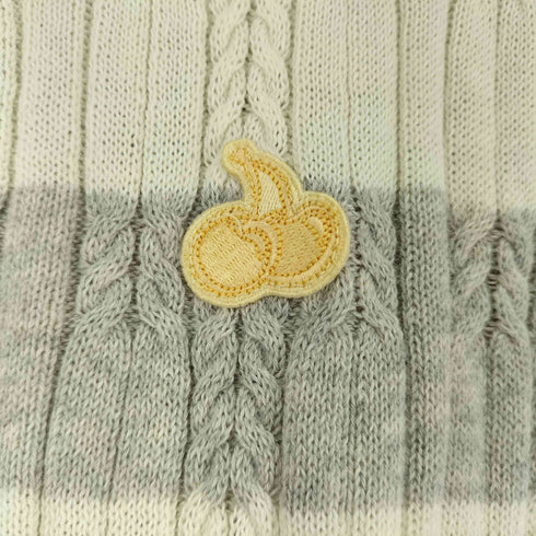 キルシー KIRSH SMALL CHERRY CABLE CROP KNIT CARDIGAN レディース 2