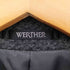 WERTHER アンゴラ― ウール ダブルブレスト ロング チェスターコート メンズ