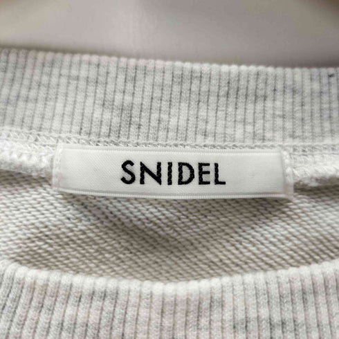 スナイデル snidel クロップドスウェットプルオーバー レディース ONE SIZE