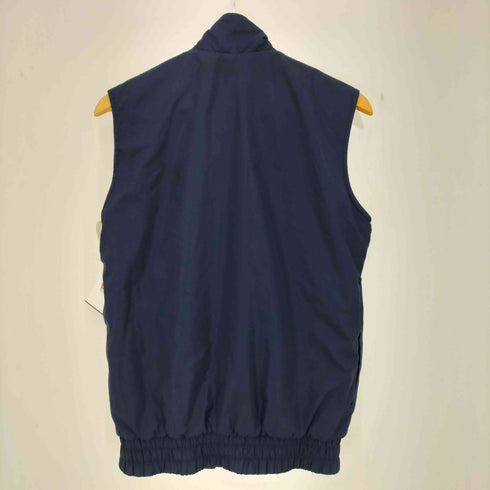 ポロゴルフラルフローレン POLO GOLF RALPH LAUREN 90s ロゴ刺繍 リバーシブル フリースベスト メンズ import:S