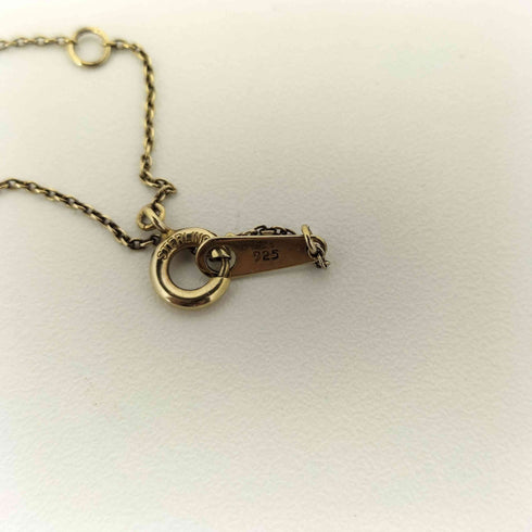 薔薇モチーフ シルバー925 ネックレス 色石 レディース