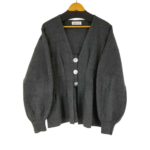 ヘリンドットサイ HeRIN.CYE Nep knit cardigan レディース FREE