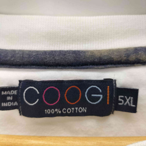 クージー COOGI 3D ロゴ プリント Tシャツ ビッグサイズ メンズ 5XL