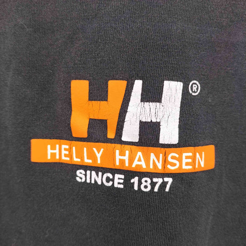 ヘリーハンセン HELLY HANSEN 00s コットン 両面プリント クルーネックtシャツ メンズ import:M