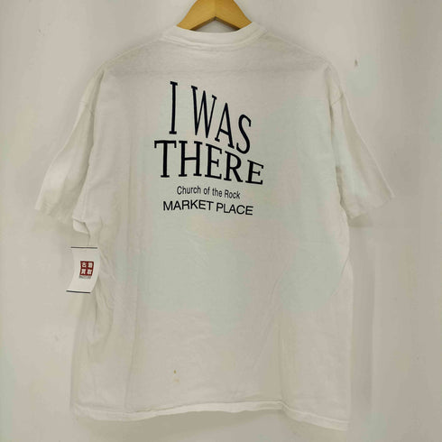 ヘインズ Hanes 90s USA製 BEEFY-T 袖裾シングルステッチ The MARKET PLACE プリントクルーネックTシャツ メンズ import:XL