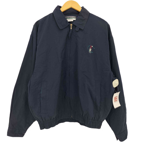 マンシングウェア Munsingwear 90s GOLF CLASSICS ナイロン ロゴ刺繍 スイングトップ メンズ import:L