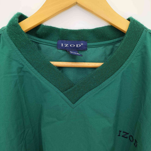 アイゾッド IZOD ロゴ刺繍 Vネックナイロンピステ メンズ import:L