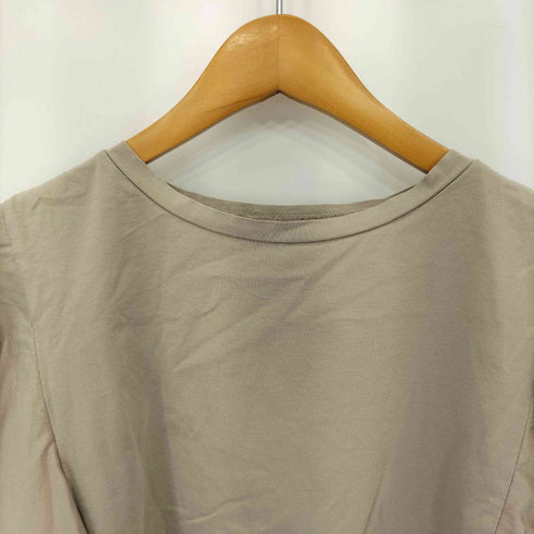 ヴィヴィアンタム VIVIENNE TAM チュール フリルスリーブ クルーネック コットン 半袖Tシャツ レディース FR:38