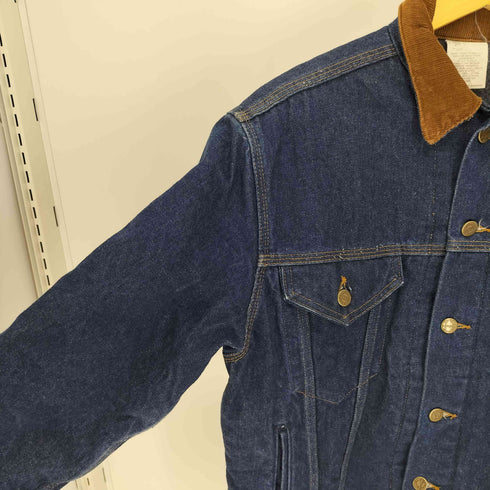 カーハート Carhartt 80S 星タグ USA製 デニム トラッカー ジャケット 裏地ブランケット メンズ