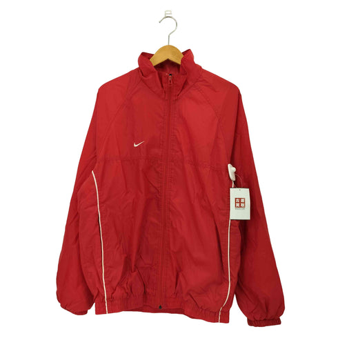 ナイキ NIKE 90-00s 裏地メッシュ ジップアップ ナイロンシェルジャケット メンズ S