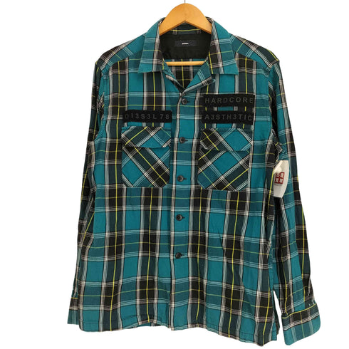 ディーゼル DIESEL ベルクロワッペン バックロゴ チェックシャツ メンズ