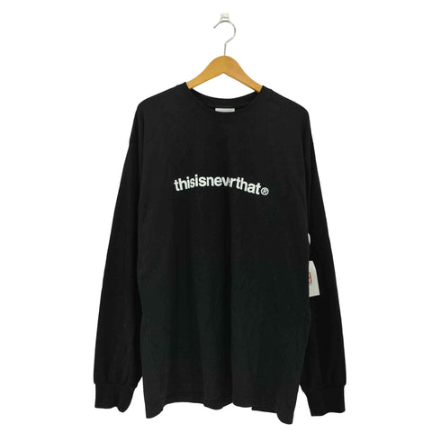 ディスイズネバーザット thisisneverthat T-Logo L/S Tee Tロゴ クルーネック 長袖Tシャツ カットソー メンズ XL
